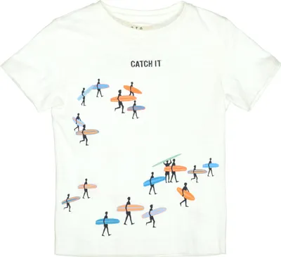 Produktbild von T-Shirt mit Surf-Print