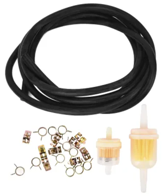 Image de Kit de tuyau d'alimentation en carburant, longueur de 9.85ft, diamètre intérieur de 1/4in, diamètre extérieur de 1/3in, compatible avec les petits moteurs Kawasaki