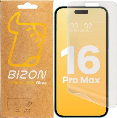 Produktbild von Bizon Glass Film Sun Mattfolie für iPhone 16 Pro Max, 2 Stück