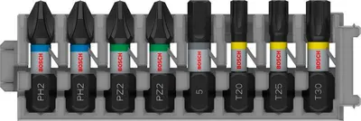 Produktbild von PRO Impact Bit Set, 25 mm, 8-tlg