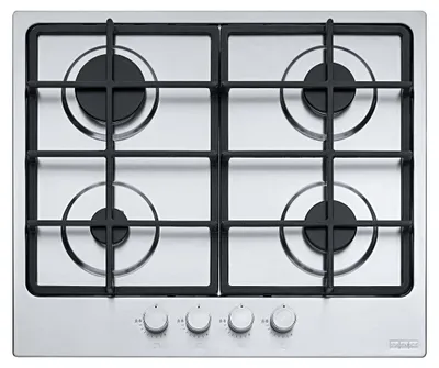 Produktbild von Franke FHSM 604 4G XS C, Edelstahl, Integriert, 59 cm, Gaskochfeld, Edelstahl, 4 Zone(n)