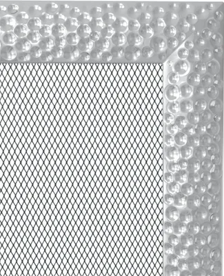 Produktbild von Lüftungsgitter VENUS 17x37 vernickelt