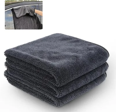 Imagen del producto de Toalla de microfibra extra absorbente, 40 x 60 cm, juego de 3 unidades, ideal para la cocina