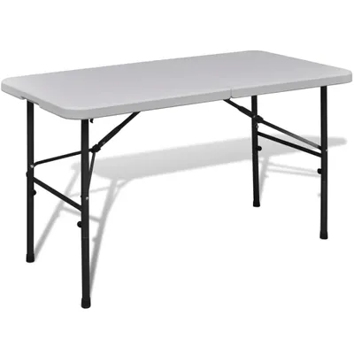 Produktbild von Gartentisch Klappbar 122 cm HDPE Weiß