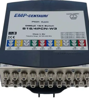 Obrázok produktu pre EMP-centauri DiSEqC prepínač 164 S164PCN-W3