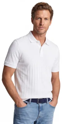 Produktbild von Weiße Baumwoll-Poloshirt BOSS Black H-Parlay
