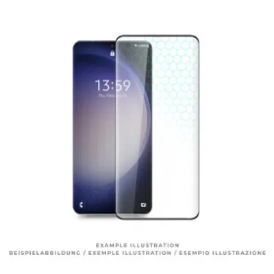 Produktbild von prio 3D Anti-Scratch Panzerglas für Samsung S24+ schwarz