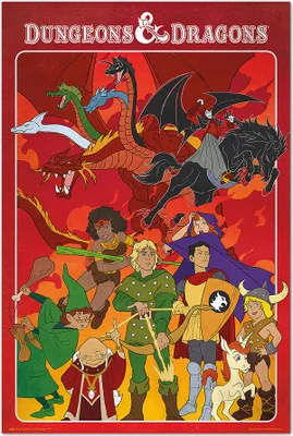 Produktbild von Poster Dungeons & Dragons The Animated Series 61x91.5cm