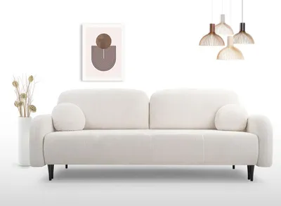 Produktbild von Sofa 2-Sitzer Cloud Schlaffunktion Farbe weiß