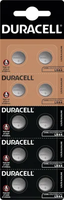 Zdjęcie produktu dla Baterie Alkaliczne Duracell Lr44 A76 1.5V 10 Sztuk