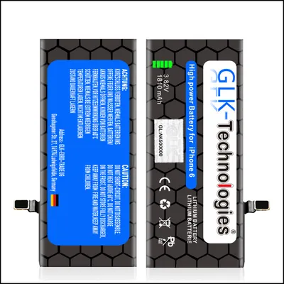 Produktbild von GLK-TECHNOLOGIES Akku für Apple iPhone 6 6G A1586 A1549 A1589 Batterie  Ohne Set