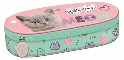 Obrázok produktu pre Piórnik saszetka usztywniona Fluffy Kitty