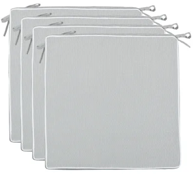 Productafbeelding van Set van 4 Zitkussens 40x40x4 cm – Water- en vuilafstotende stoelkussens