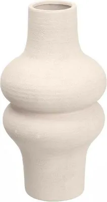 Obrázek produktu pro Dárková dekorace bílá keramická váza 18 x 34,5 x 18 cm