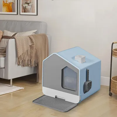 Produktbild von Famanu Katzentoilet mit Hohem Rand - Einfache Reinigung und Robuste Konstruktion