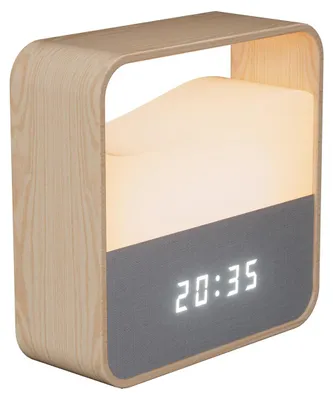 Produktbild von Leiser Digitalwecker mit Nachtlicht, dimmbar, Dual Alarm & Snooze, 3 Lautstärken, USB-C wiederaufladbar, ideal für Schlafzimmer & Reise