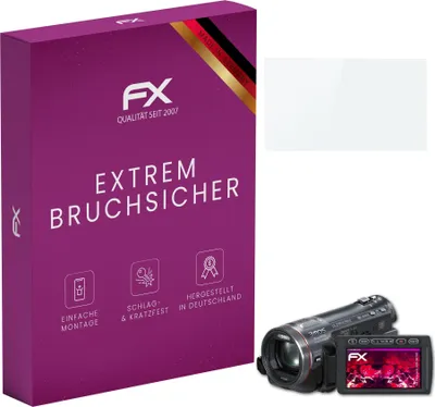 Produktbild von atFoliX 4054274267054, Transparent, Panasonic, HDC-SD707, Glas, 9H, Kratzresistent