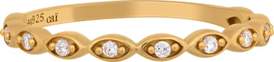 Produktbild von cai Ring 925/- Sterling Silber gelb 050 (15,9) Zirkonia 274270227-1