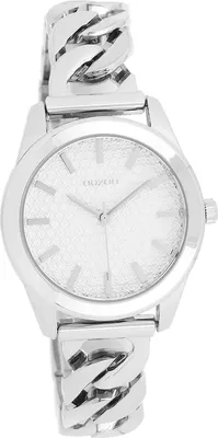 Produktbild von Oozoo Metall Damen Uhr Analog Quarzuhr Armband silber Timepieces D2UOC11418