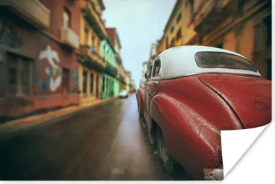 Produktbild von MuchoWow® Poster Auto fährt durch HAvana 30x20 cm - Plakate - Print