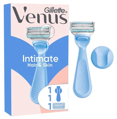 Obrázek produktu pro Intimní holicí strojek s čepelí pro citlivé oblasti, s aloe vera