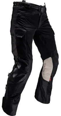 Image de Pantalon textile pour moto Leatt ADV Flowtour 5.5, noir, short XL