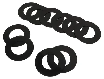 Image de Kit de cales pour axes de godet de 45 mm - Protection anti-salissures - Kit de cales de rechange pour axes de godet de pelleteuse - Compatible avec Bobcat E50, 337, 341, 435, X335, X337, X341