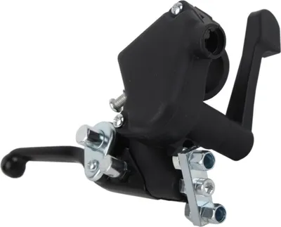 Obrázok produktu pre 22 mm/0,9 palca Dvojitá brzdová páka Palcový plyn Regulátor rýchlosti Vhodný pre 49cc Mini Kid Quad ATV Bike