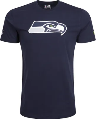 Produktbild von New Era Herren T-Shirt NFL Seattle Seahawks Logo navy L