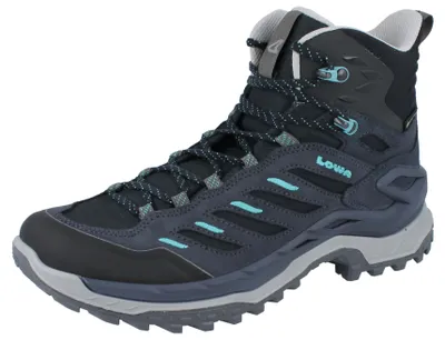 Produktbild von LOWA Innovo Pro GTX Mid Damen Wanderstiefel blau türkis - Größe: UK 5,5