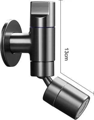 Produktbild von Edelstahl-Mopp-Pool-Wasserhahn, universelle Drehung, einfache Installation, rissfester Mopp-Wasserhahn, Wassersäulen-Sprinkler