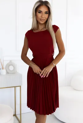 Produktbild von Numoco Minikleid für Frauen Lila dunkelrot XXL