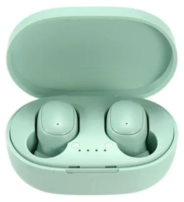Immagine prodotto di Cuffie wireless A6S TWS, Bluetooth 5.0, impermeabili, audio stereo HD, compatibili con Android e iPhone, colore verde