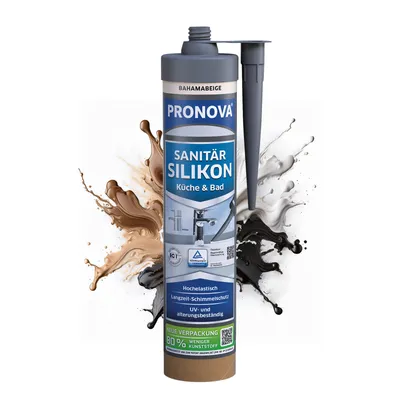 Produktbild von PRONOVA ECO Sanitär Silikon 280 ml bahamabeige
