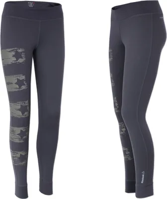 Produktbild von Reebok Yoga Painted Tight Gr.S coal (AI2004)