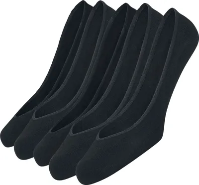 Produktbild von Urban Classics Socken Uni Invisible Socks 5-Pack schwarz EU 39-42