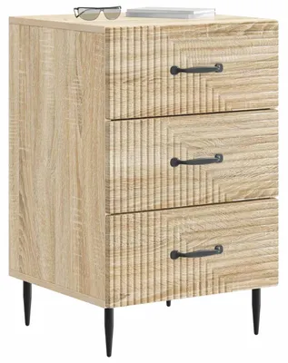 Immagine prodotto di vidaXL Comodino in rovere Sonoma 43 x 41 x 66,5 cm in materiale derivato dal legno