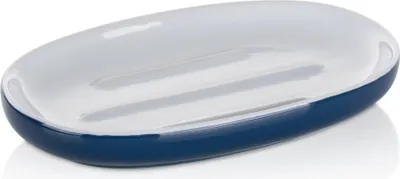 Immagine prodotto di Portasapone Kela Isabella blu indaco/bianco
