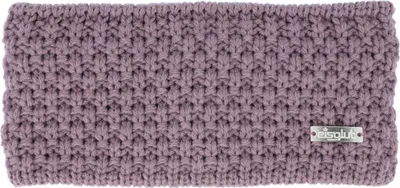 Eisglut Strickstirnband Linnl mit Fleece-Innenband  in rosa