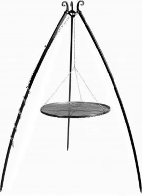 Zdjęcie produktu dla CookKing Statyw 200 cm z rusztem ze stali nierdzewnej - 80 cm