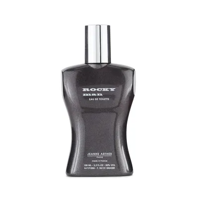 Zdjęcie produktu dla Jeanne Arthes Rocky Man 100ml, Mężczyźni, 100 ml, Butelka jednorazowa, Bergamotka, Galbanum, Cytryna, Bergamot, Galbanum, Lemon, Konwalia, Kwiat pomarańczy