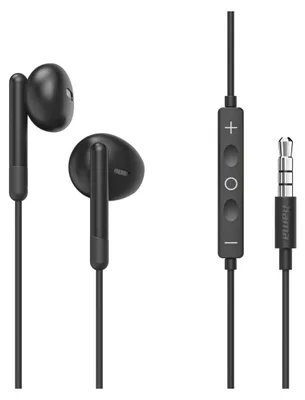 Produktbild von Hama Kopfhörer Noble, Earbuds, 3,5mm, Schwarz