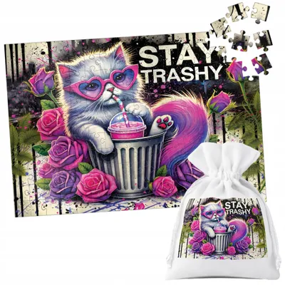 Obrázek produktu pro PUZZLE TRADYCYJNE - ZWIERZĘTA KOT ŚMIETNIK - 192 el
