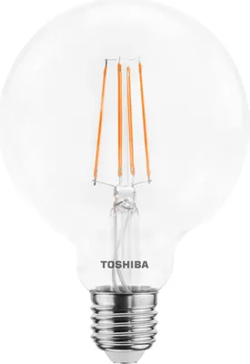 Produktbild von Toshiba LED Filament Globe Lampe E27 7W 2700K 806Lm wie 60W