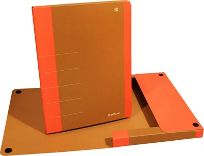 Produktbild von Heftbox A4 Karton Donau Life neonorange für A4 Dokumente Rückenbreite 3cm