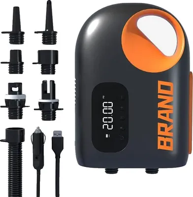 Produktbild von Elektrische Luftpumpe, Leistungsstarke Inflation, Wiederaufladbarer Akku, 20PSI, 20PSI