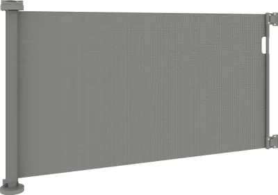 Produktbild von Treppenschutzgitter Ausziehbar 0-136cm 87 cm Hoch Türschutzgitter für Haustiere 142 x 10 x 87 cm Grau
