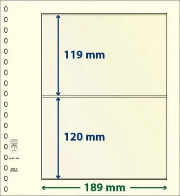 Produktbild von Lindner dT802204P dT-Blanko-Blatt 5er Pack
