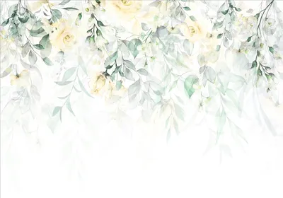 Produktbild von Vlies Fototapete Blätter 450x315 cm Tapeten Wandtapete XXL Rose Natur Pflanzen Botanik wie gemalt b-A-0697-a-c