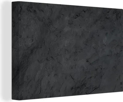 Produktbild von OneMillionCanvasses® - Leinwandbilder - 140x90 cm, Grau - Zement - Beton - Industriell - Strukturiert, Wandbilder Kunstdruck Wanddekoration - Foto auf Leinwand - Gemälde auf